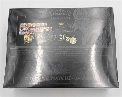 Pokemon TCG - Sword & Shield Elite Trainer Box PLUS - Zamazenta (A-Grade) (ENG) (BMO*)